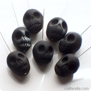 PC skull beads