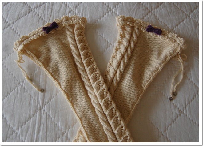 VIVE MARIA LEGWARMERS CHALK2