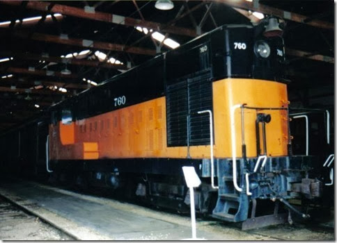 Milwaukee Road H10-44 #760 at the Illinois Railway Museum on May 23, 2004