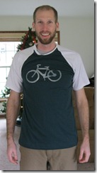 Bike T-Shirt with freezer paper stenciling