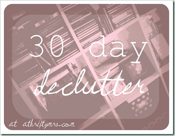 thirty day declutter