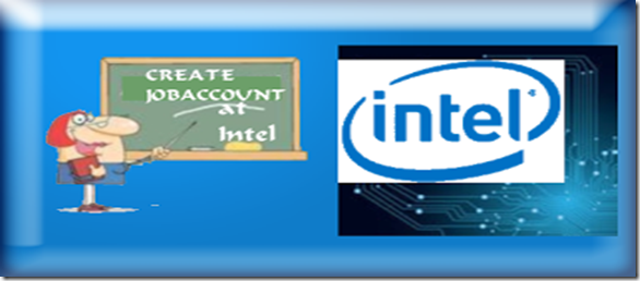 Create Intel Job Account