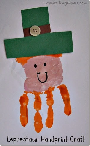 leprechaun handprint craft leprechaun handprint craft