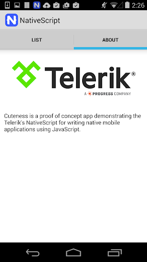 【免費工具App】Telerik NativeScript-APP點子