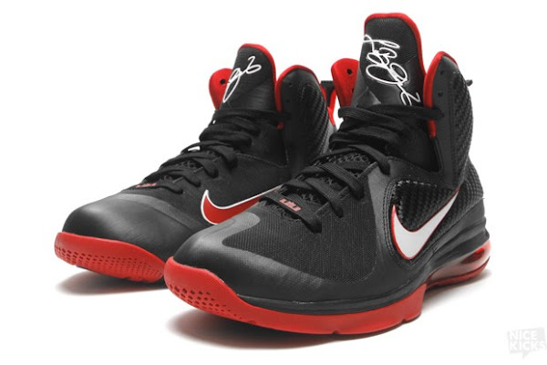 black and red lebron 9
