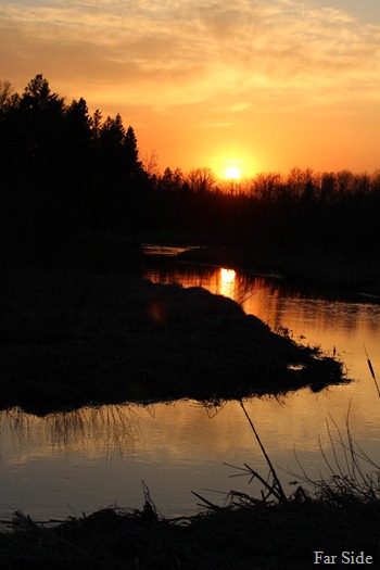 Sunset on Shell River May 7