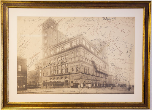 Autographed Carnegie Hall Photograph