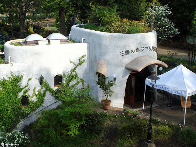 entrance to the ghibli museum in mitaka japan in Mitaka, Japan 