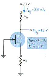 MCQs in DC Biasing – FETs Fig. 14 MCQs in DC Biasing – FETs Fig. 14