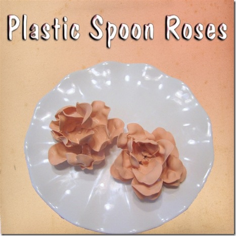 Plastic Spoon Roses