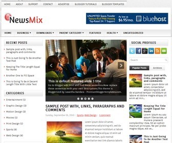 NewsMix-Blogger-Template