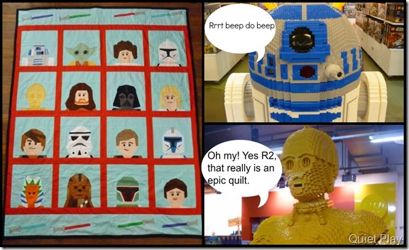 LEGO Star Wars with LEGO displays