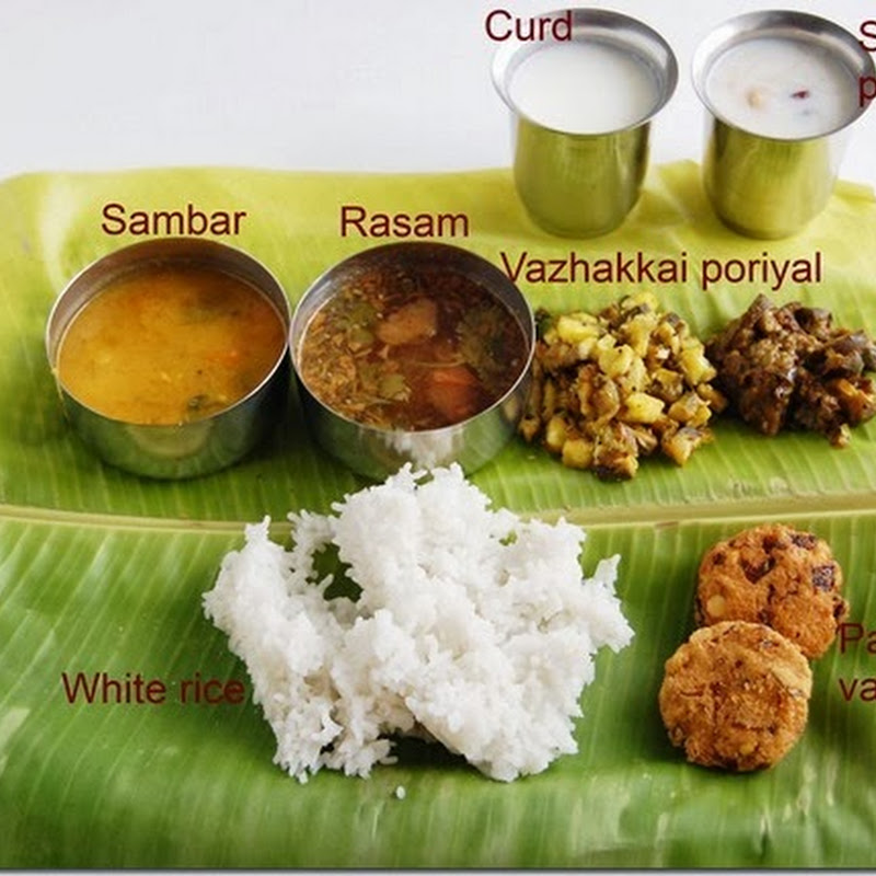 7s meals series - 2 (South Indian meal)