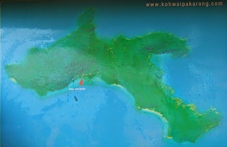 mapa de Koh Wai