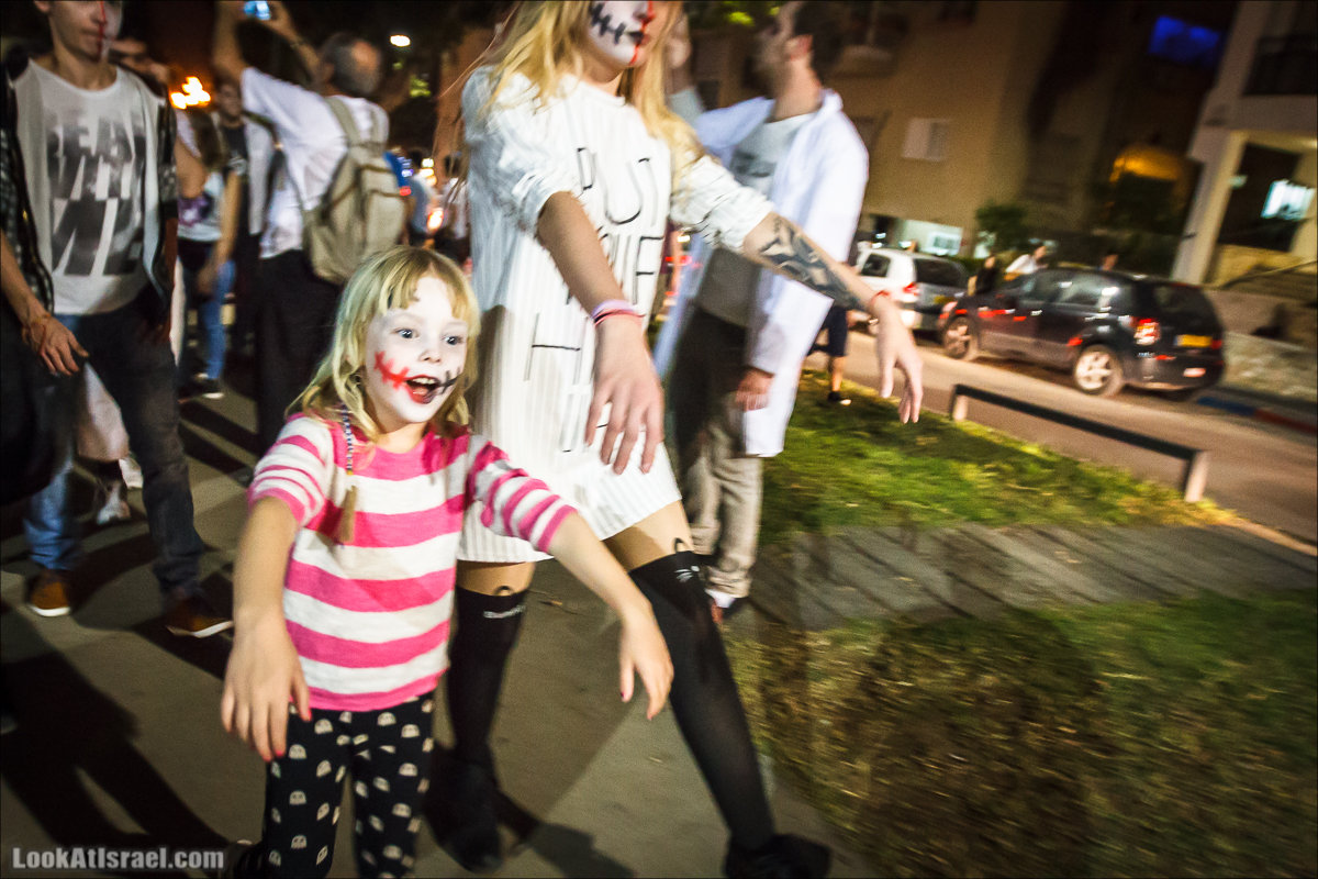LookAtIsrael.com - Парад зомби в Тель Авиве | Zombie walk TLV, Tel Aviv 2015 |  מצעד זומבים בתל אביב, צעדת הזומבים, זומבי ווק