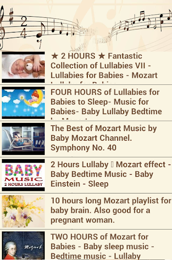 Baby Mozart Lullaby