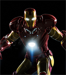 colección de arte inspirado en Iron Man