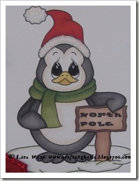 Cute Penguin Christmas Card (4)
