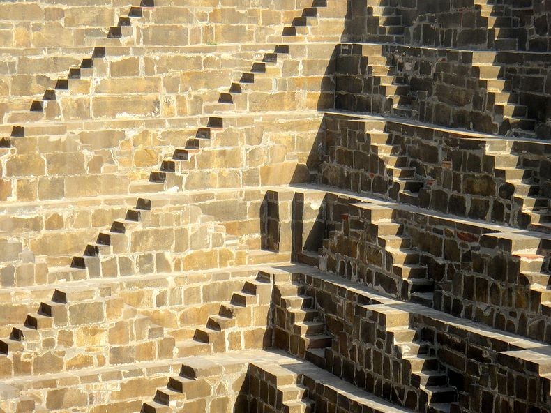 Chand Baori Step Well in Rajasthan, India | Amusing Planet