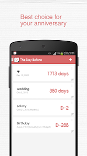 TheDayBefore (D-Day widget) - screenshot thumbnail