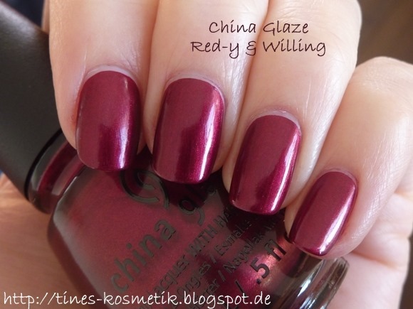 China Glaze Red-y & Willing 5