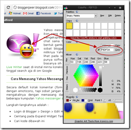 Colorpic, Software Untuk Mengetahui Kode Warna HTML