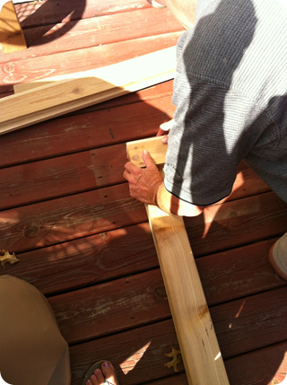 How to build a cedar potting bench 