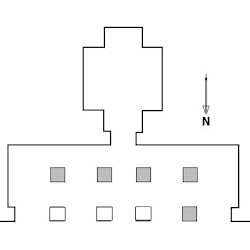27 - Planta de un Speo egipcio
