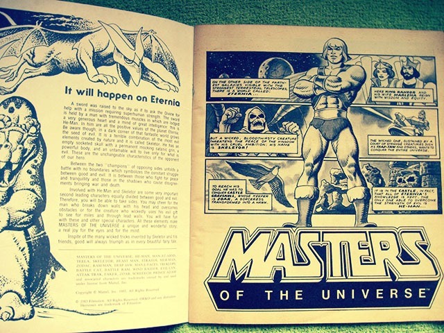 Masters Of The Universe Sticker Book Page 1