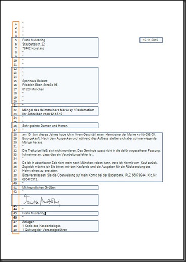 Informatikkauffraublog Privater Geschäftsbrief Teil 1
