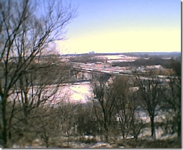 View of I-90 from a Minnesota Rest Area on December 20, 2003