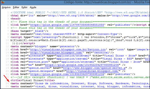 Como definir metatags diretamente no Blogger - Visual Dicas