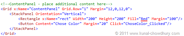 Code Snippet for MainPage.xaml (WP7 Application State Management Demo) Code Snippet for MainPage.xaml (WP7 Application State Management Demo)
