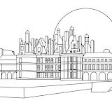 FRANCE COLORING PAGE