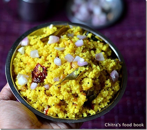Kuthiraivali Puli Upma Recipe|Barnyard Millet Recipes | Chitra's Food Book