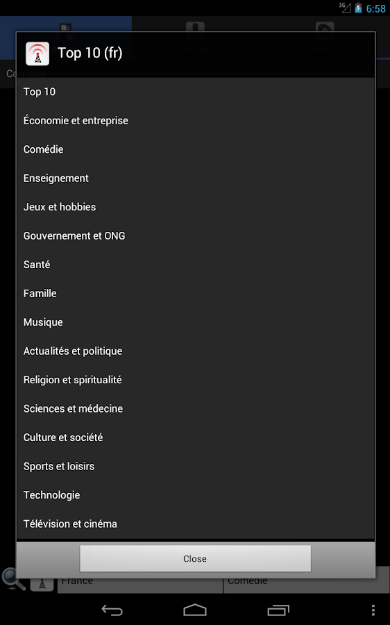   Podcast HD – Capture d'écran 