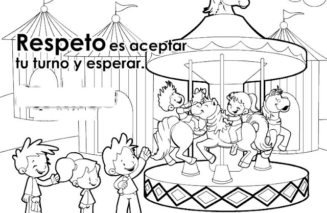Dibujos Con Normas De Educacion Civica Para Niños