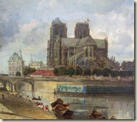 cathedrale Notre-Dame vers 1854 par Jongkind