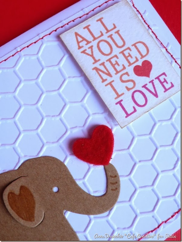 cafe creativo - Anna Draicchio - sizzix big shot - card elephant love (3)