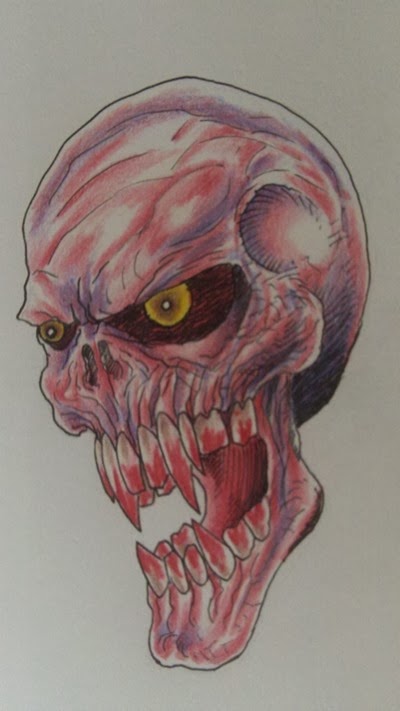 Vampire Skull Art