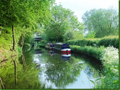 021-1  Moored at St Thomas Bridge, where the Stafford Coal Canal once joined the Staffs & Worcs