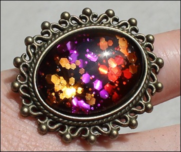 Kupfer-Rot-Pink_Glitter Ring 2