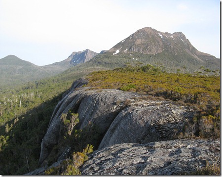 Gould & Guardians from Sandstone Cliffs