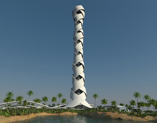 Woven Tower for Dubai 01