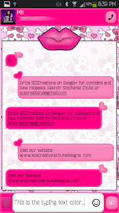 Lastest GO SMS - Skull Kiss APK for PC
