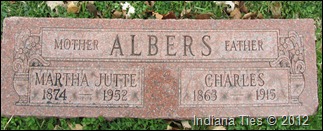 Albers tombstone