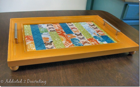 serving tray made from frame 1
