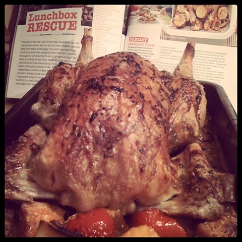 #23 - Jamie Oliver Magazine's Sunshine roast chicken hot out the oven