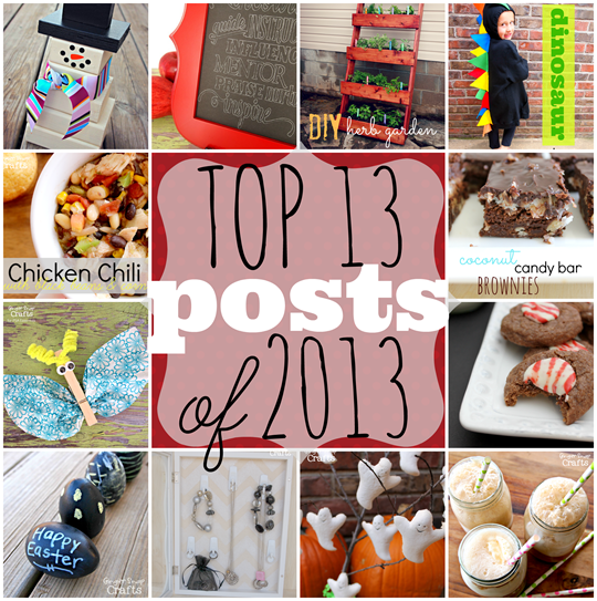 top 13 post of 2013 at GingerSnapCrafts.com #bestof2013