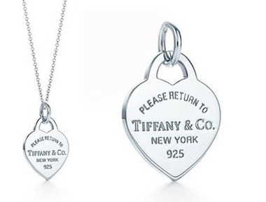Tiffany Heart  tag charm